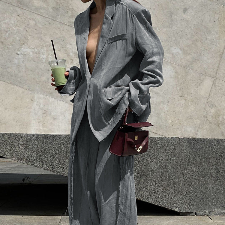 Fashion Retro Tie-dye Suit Lapel