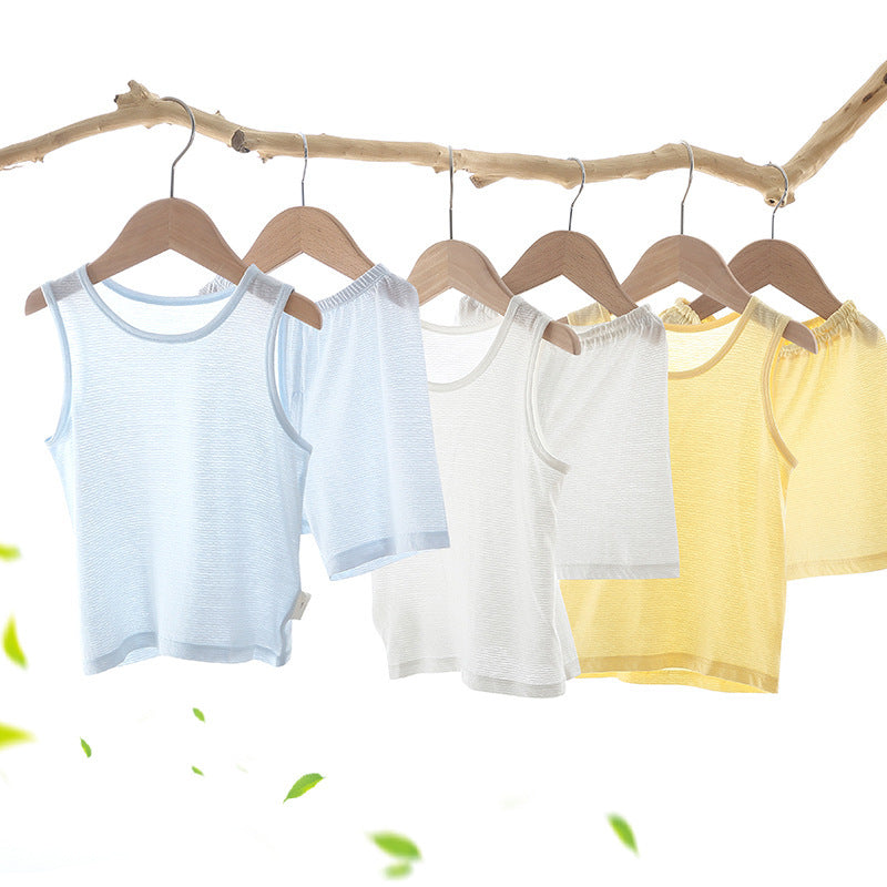 Unisex Bamboo Fiber Two-Piece Sets for Infants (9mo- 5 yrs) – Stylish and Comfortable Pullover Outfit in Trendy Colors