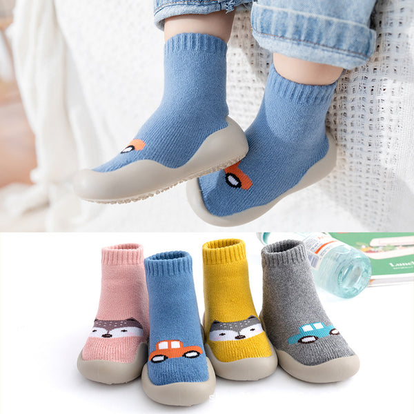 Baby Floor Socks and Shoes | Safe, Stylish, and Thick | Cute Cartoon Design | Ideal for any ocassion| Unisex